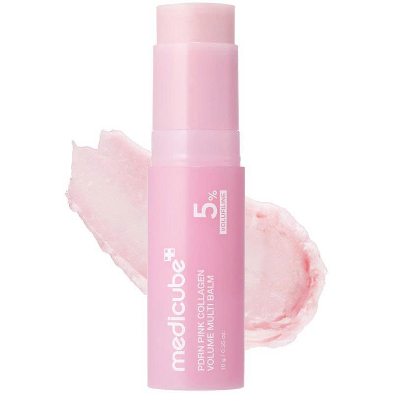 Pink Collagen Volume Multi Balm – Volufiline, PDRN & NAD Anti-Aging Stick | Korean Skincare